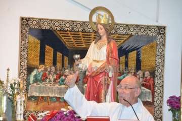 Misa y procesión religiosa en Caserones Bajos y Cendro (Foto TA)